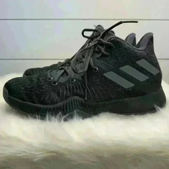 Adidas Mad Bounce Utility Black Basketball Shoes Men Size 8 - Picture 1 of 10